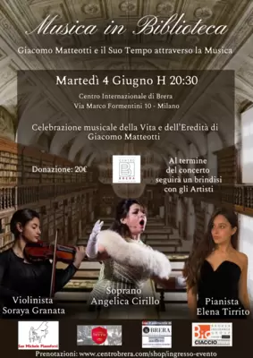/ Concerto per Matteotti <br> 4 GIUGNO, ORE 15:30 - 22:00