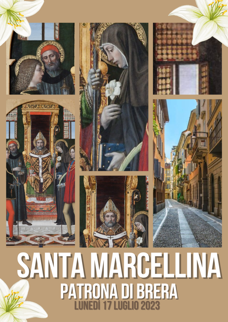 marcellina poster -2.png Santa Marcellina, PATRONA DI BRERA 
